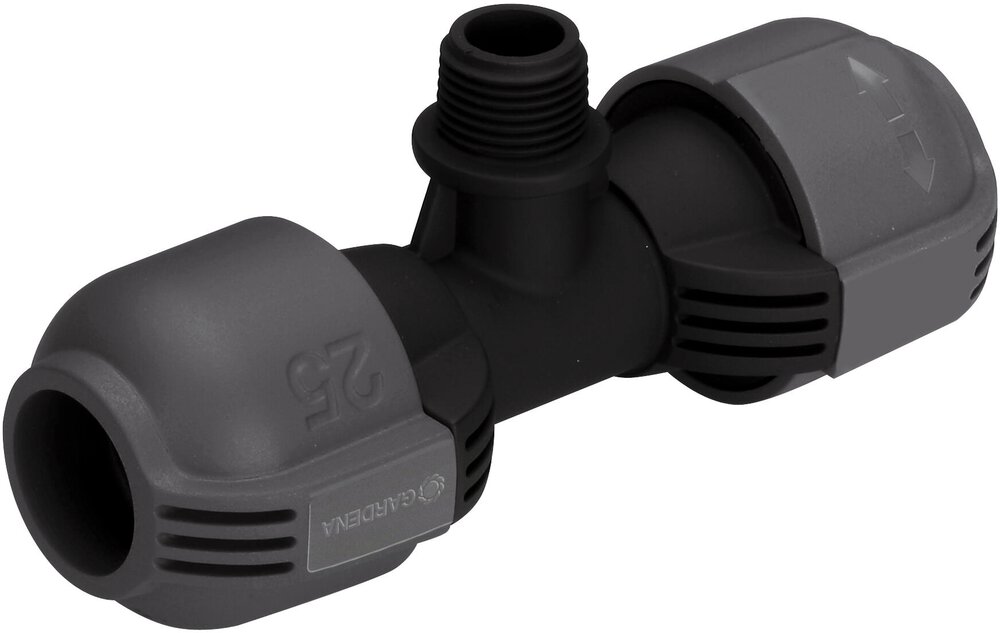 GARDENA T-Stück Quick & Easy 1/2" AG x 25 mm