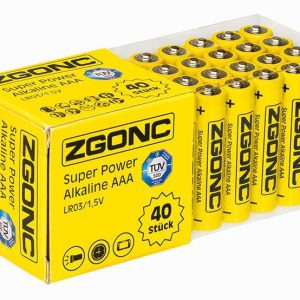 Zgonc 40 Batterien Micro AAA Zgonc 40 Batterien Micro AAA