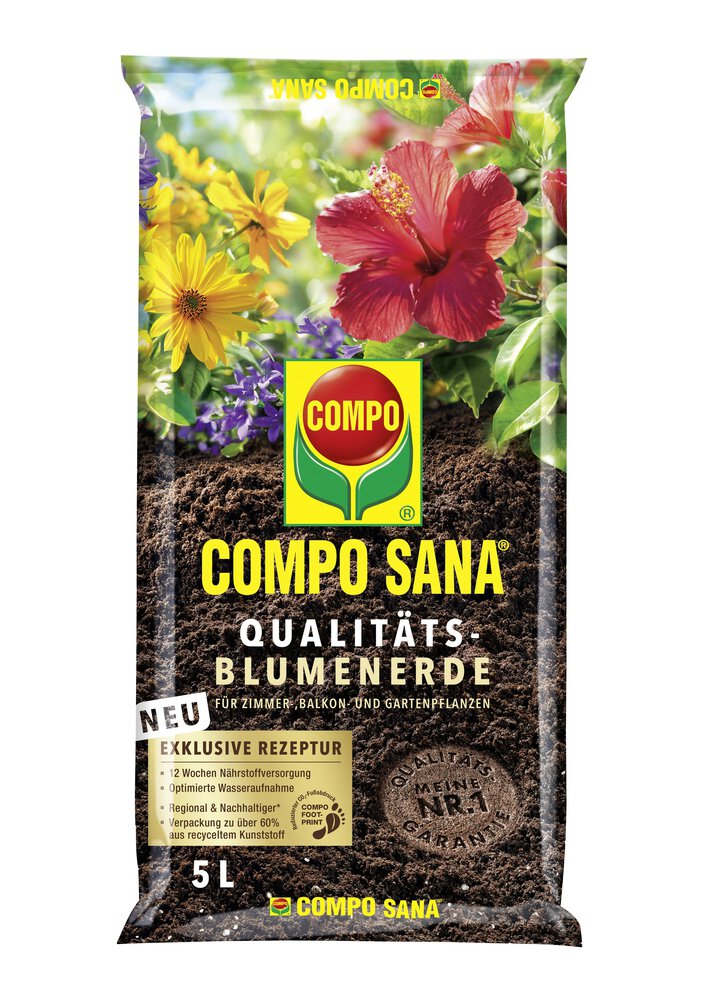 COMPO Blumenerde Compo Sana 5 l