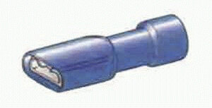 KRISTALL Flachsteckhülsen isoliert 4,8 mm Blau KRISTALL Flachsteckhülsen isoliert 4,8 mm Blau