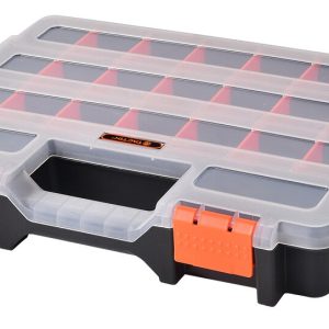 TACTIX Sortimentskoffer 23 Fächer teilbar