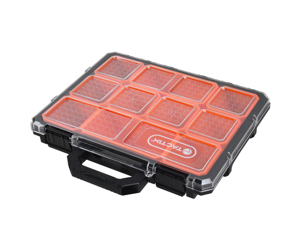TACTIX Sortimentskoffer 10 Boxen