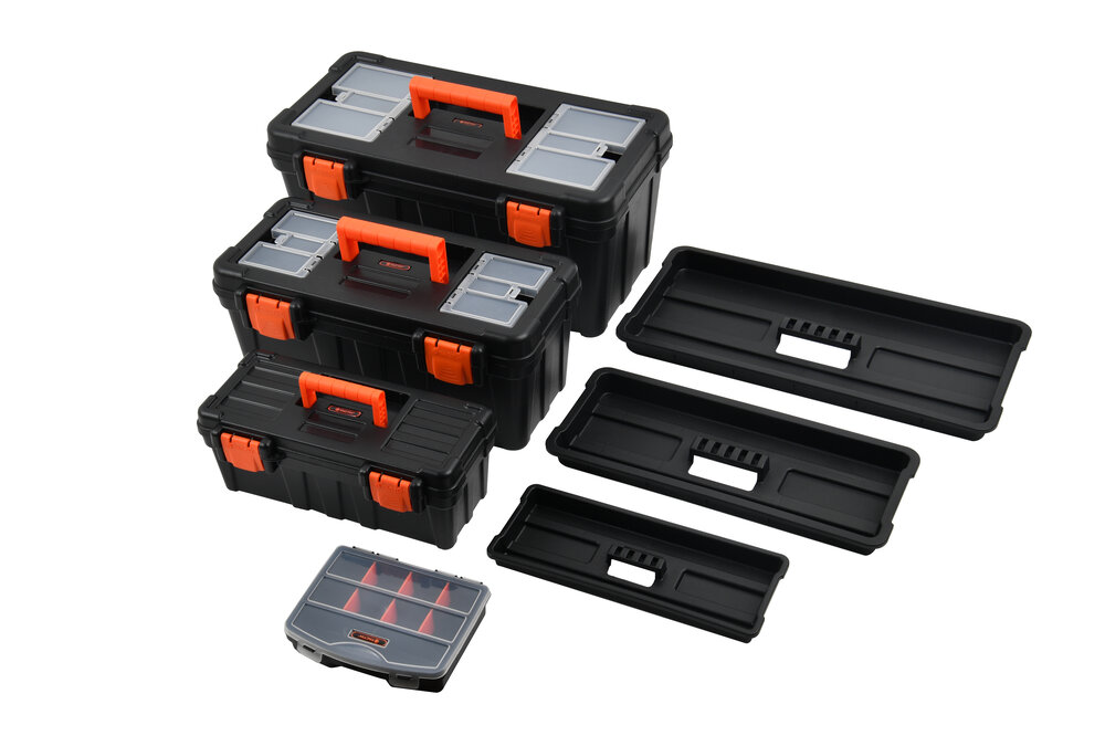 TACTIX Werkzeugkoffer-Set 3 tlg.