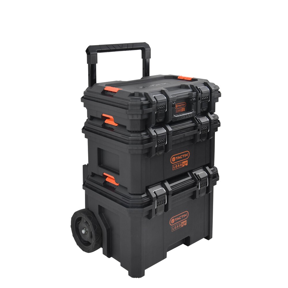 TACTIX Werkzeugkoffer-Set LOADUP 3-tlg.