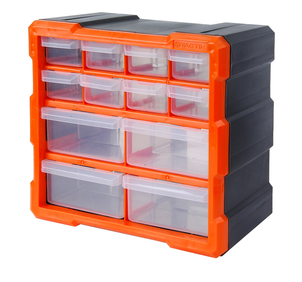 TACTIX Kleinteile Magazin mit 12 Laden