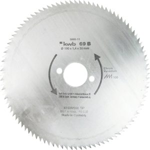 KWB Feinzahn-Sägeblatt 190 x 30 mm Ø, 100 Zähne KWB Feinzahn-Sägeblatt 190 x 30 mm Ø, 100 Zähne