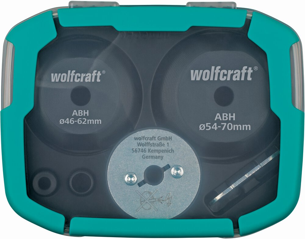 WOLFCRAFT Aufbohrhilfe-Set 3-tlg.