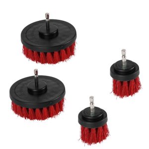 KRAFTBOX PROFESSIONAL Kfz-Polsterbürsten-Set 4 tlg.