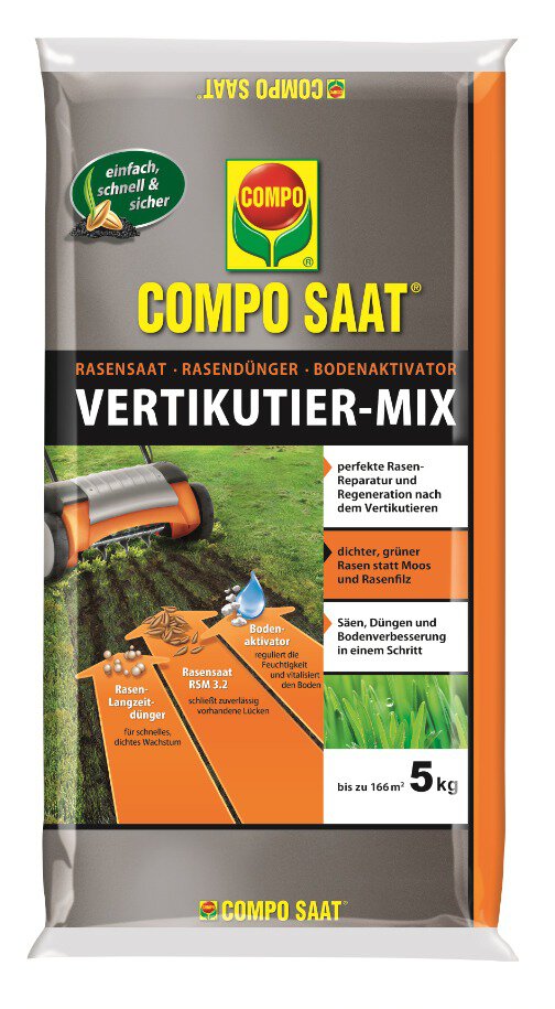 COMPO Vertikutier-Mix 4 + 1 kg GRATIS