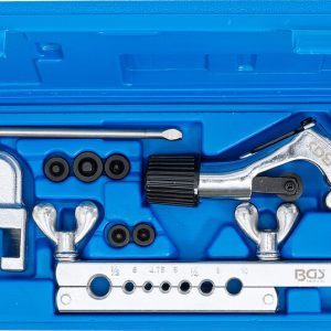 BGS Technic Doppel-Bördelgerät mit Rohrabschneider | 10-tlg. BGS Technic Doppel-Bördelgerät mit Rohrabschneider | 10-tlg.