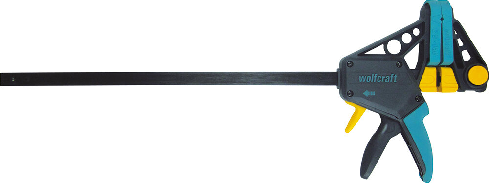 WOLFCRAFT Einhand-Zwinge mit Multi-Funktion 700 x 100 mm