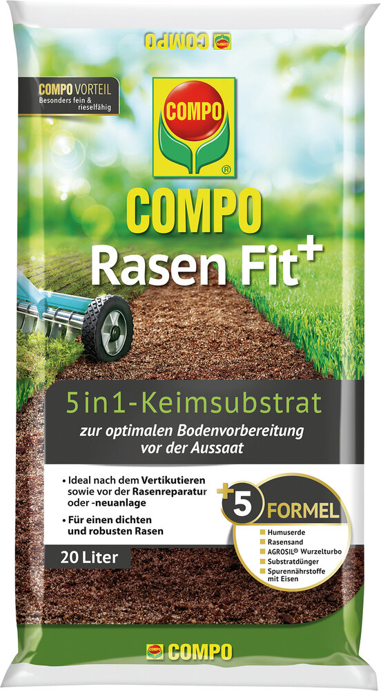 COMPO Rasen Fit+ 5 in 1-Keimsubstrat