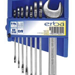 ERBA Gabelschlüsselsatz 8-tlg. 6 – 22 mm ERBA Gabelschlüsselsatz 8-tlg. 6 – 22 mm