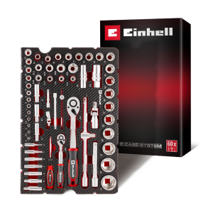 EINHELL Einleger Stecknüsse und Ratschen 60-tlg. EINHELL Einleger Stecknüsse und Ratschen 60-tlg.