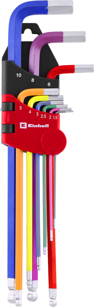 EINHELL PROFESSIONAL Innensechskantschlüssel-Set, 9-tlg.