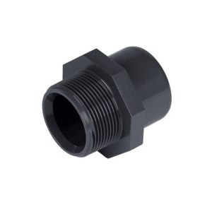 PVC-Übergangs-Muffennippel 32 Ø x 1" PVC-Übergangs-Muffennippel 32 Ø x 1"