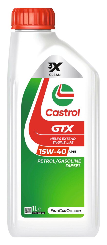 CASTROL Mehrbereichs-Motoröl GTX 15W-40 A3/B3 1 l