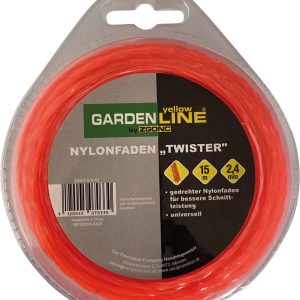 YGL Trimmerfaden Twister 15 m lang, 2,4 mm Ø YGL Trimmerfaden Twister 15 m lang, 2,4 mm Ø
