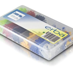 ERBA Kabelverbindungsschlauch- und Kabelklammernset 308-tlg.