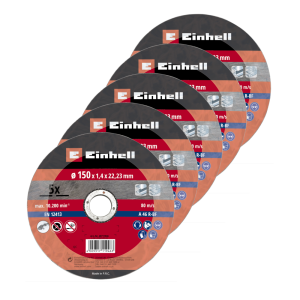 EINHELL 5 Trennscheiben Metall dünn 150×1,4 EINHELL 5 Trennscheiben Metall dünn 150×1,4