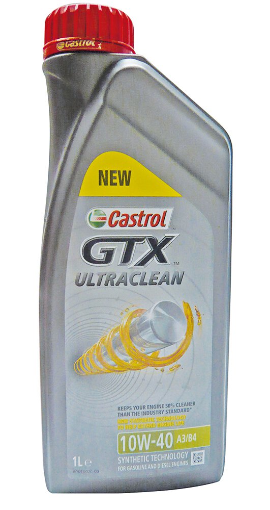 CASTROL Mehrbereichs-Motor-Öl GTX SAE 10W-40 1 Liter