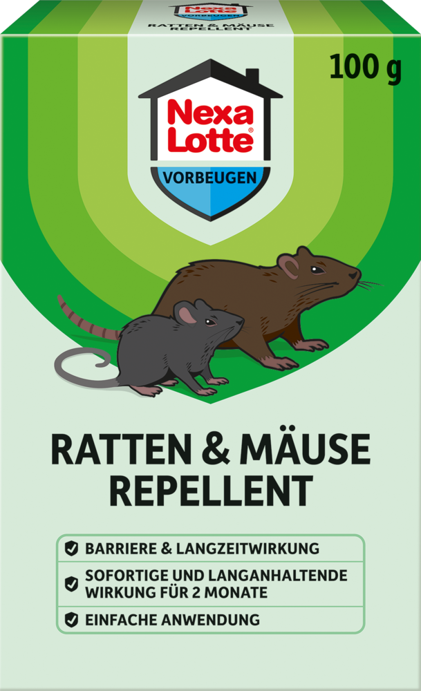 NEXA LOTTE Ratten & Mäuse Stopp 100g
