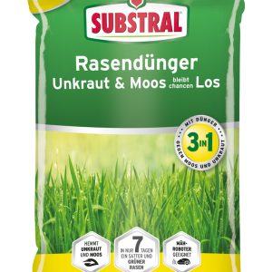 SUBSTRAL Rasendünger Moos & Unkrautlos 3in1 SUBSTRAL Rasendünger Moos & Unkrautlos 3in1