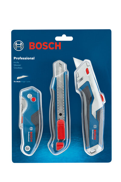 BOSCH Messer-Set, 3-teilig