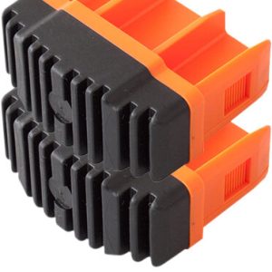 KRAUSE 2 Fuß-Stopfen 64 x 25 mm