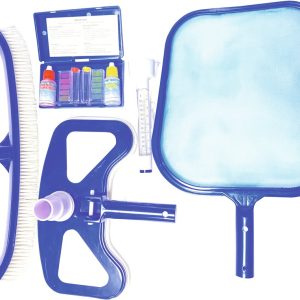 MALDIVE Pool-Reinigungsset mit Test-Kit 5-tlg. MALDIVE Pool-Reinigungsset mit Test-Kit 5-tlg.