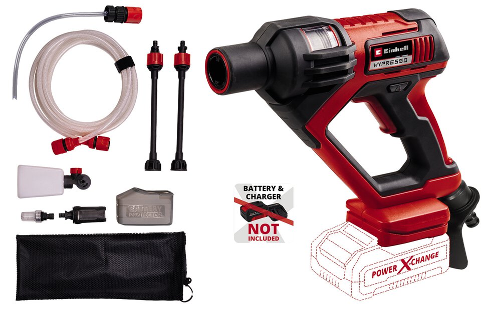 EINHELL Akku-Druckreinigerpistole HYPRESSO 18/24-1