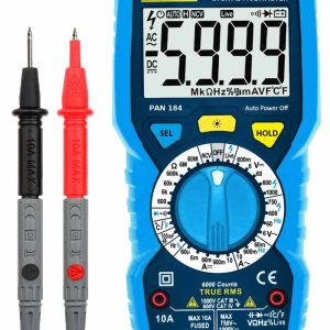 PANCONTROL Digital-Multimeter mit Temperaturfühler 184