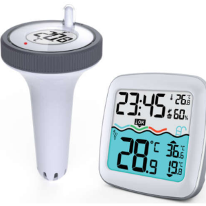 MALDIVE Funk-Poolthermometer mit Uhr MALDIVE Funk-Poolthermometer mit Uhr