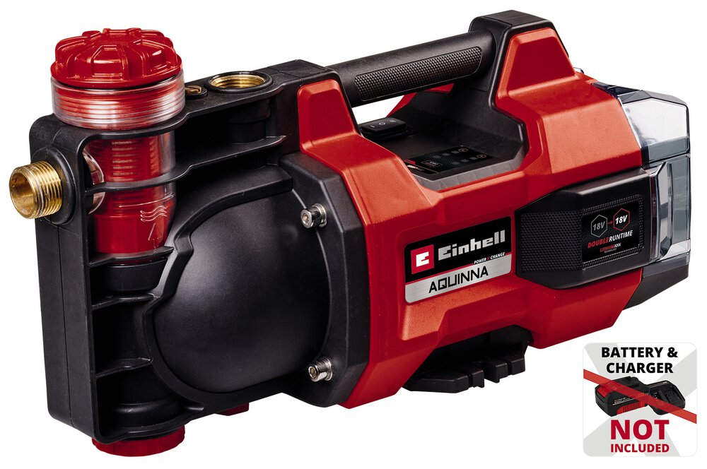 EINHELL Akku-Gartenpumpe AQUINNA 18/30 F LED