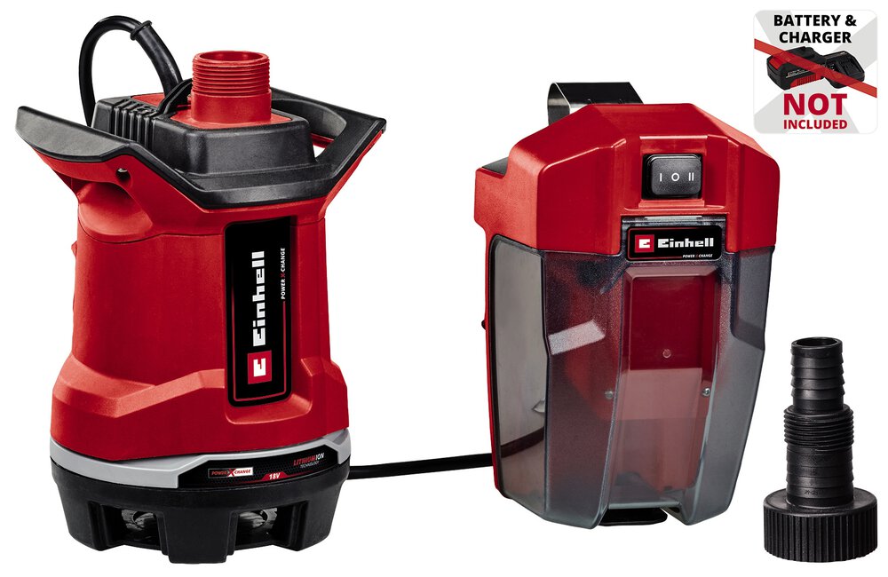 EINHELL Akku-Schmutzwasserpumpe GE-DP 18/25 Li - Solo