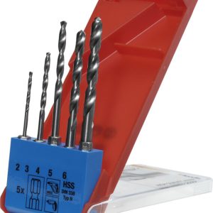 KWB HSS-Spiralbohrer-Satz mit Sechskantaufnahme 1/4"" 5-tlg. KWB HSS-Spiralbohrer-Satz mit Sechskantaufnahme 1/4"" 5-tlg.