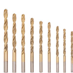 KWB HSS-Spiralbohrer-Satz Titan nitriert 19-tlg. KWB HSS-Spiralbohrer-Satz Titan nitriert 19-tlg.