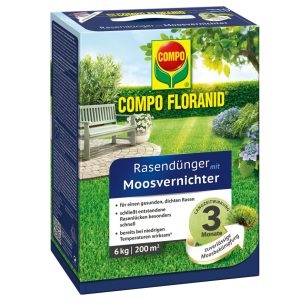 COMPO Rasendünger mit Moosvernichter und Langzeitwirkung COMPO Rasendünger mit Moosvernichter und Langzeitwirkung