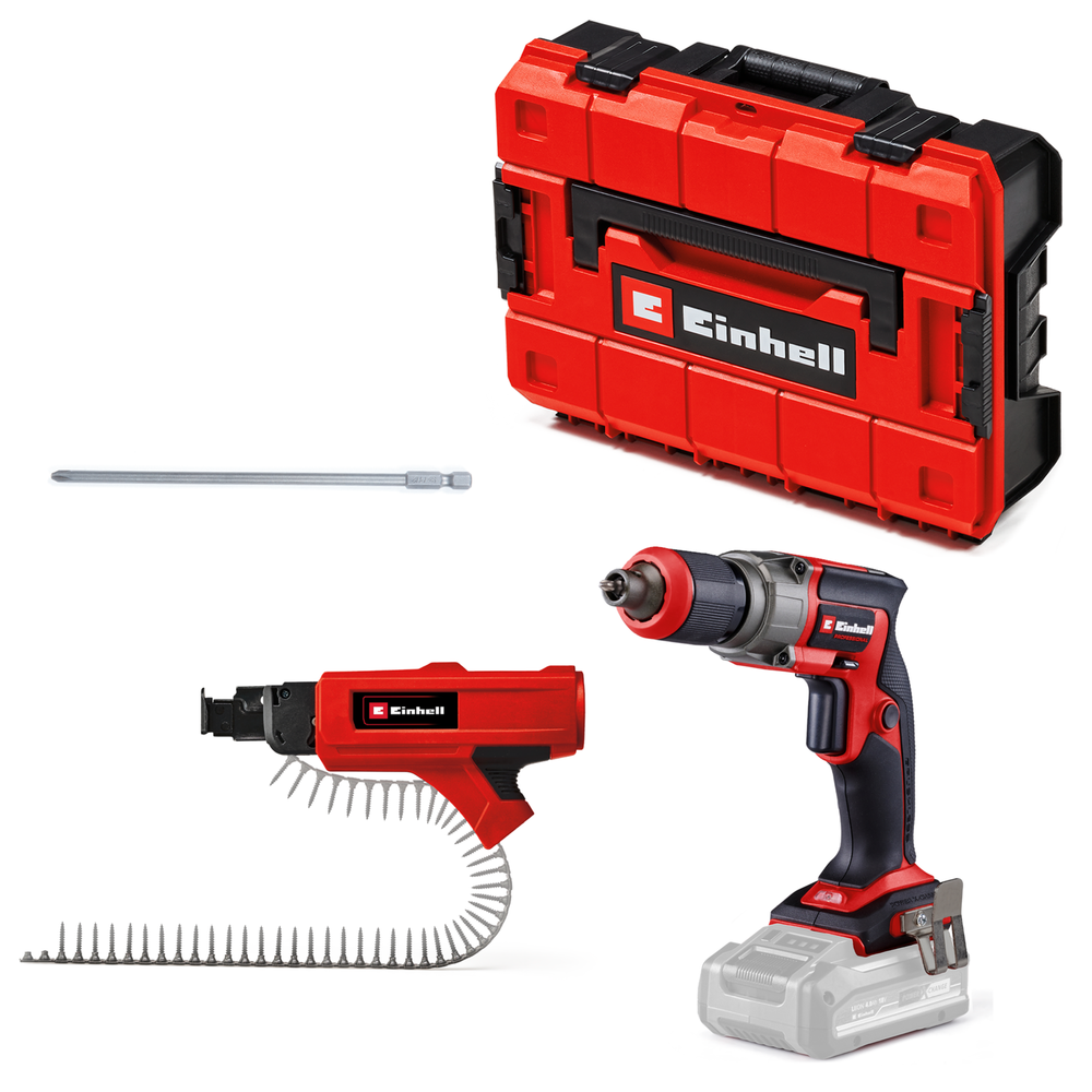 EINHELL PROFESSIONAL Akku-Trockenbauschrauber TP-DY 18 Li BL +Magazine