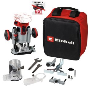 EINHELL PROFESSIONAL Akku-Oberfräse /-Kantenfräse TP-RO 18 Set Li BL – Solo EINHELL PROFESSIONAL Akku-Oberfräse /-Kantenfräse TP-RO 18 Set Li BL – Solo