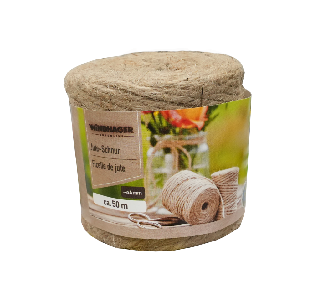 WINDHAGER Jute-Schnur 50 m