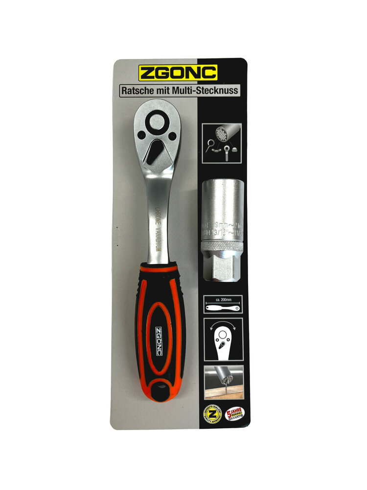 Zgonc Ratsche/Multi-Nuss-Set