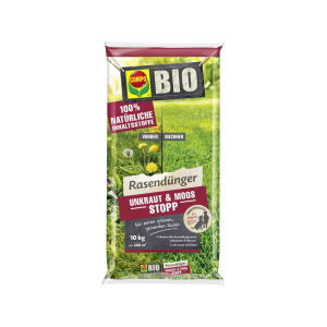 COMPO BIO Rasendünger Unkraut & Moos Stopp 10kg COMPO BIO Rasendünger Unkraut & Moos Stopp 10kg