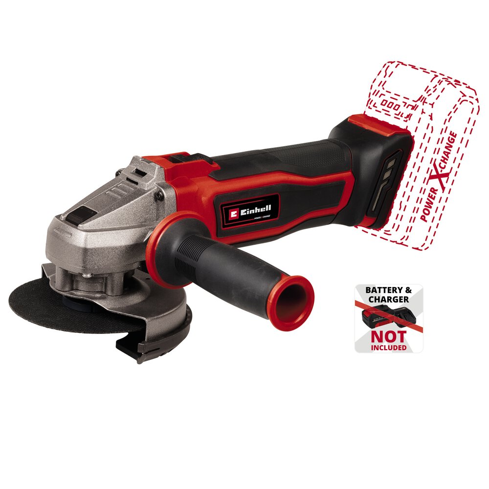 EINHELL Akku-Winkelschleifer TE-AG 18/115 Q Li Solo