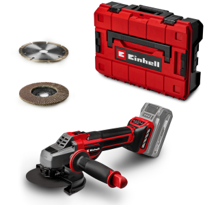 EINHELL PROFESSIONAL Akku-Winkelschleifer TP-AG 18/125 CE +3 Set – Solo