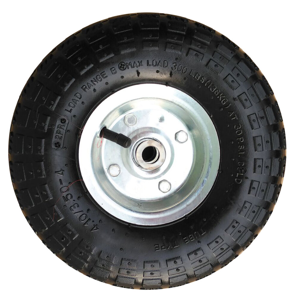 CPC Luftrad zu Holzsackrodel 260 x 80 mm Metallfelge Ø 16 mm