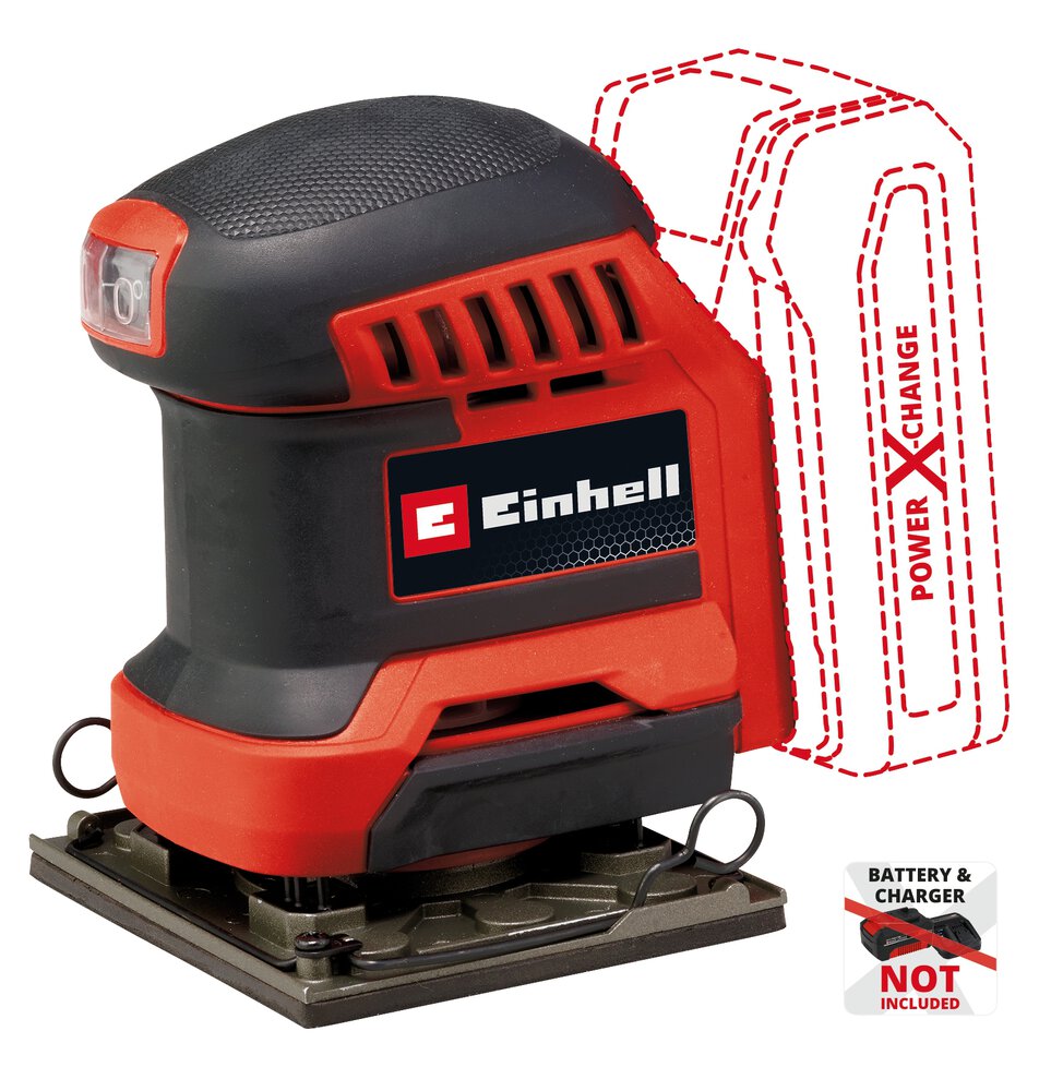 EINHELL Akku-Faustschleifer TE-OS 18/113 Li - Solo