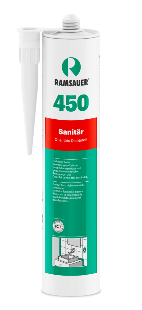RAMSAUER Silikon Dichtstoff 450 Sanitär, manhattan 310ml
