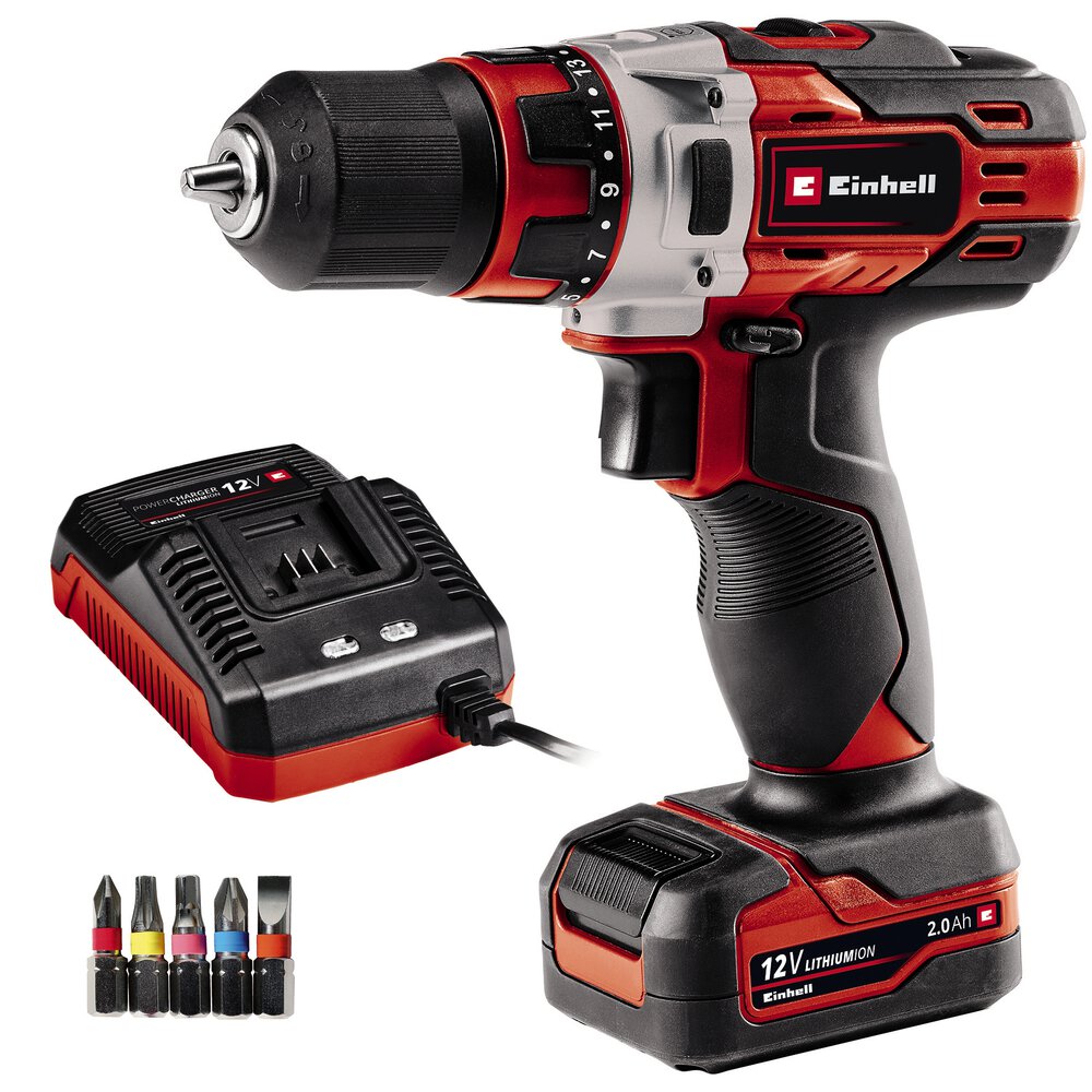 EINHELL Akku-Bohrschrauber TE-CD 12/1 Li (1x2,0Ah)