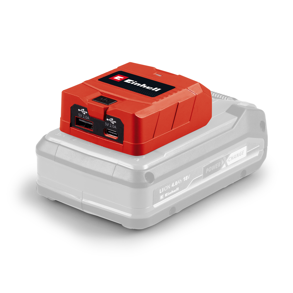 EINHELL USB-Akku-Adapter TC-CP 18 Li USB A/C-Solo